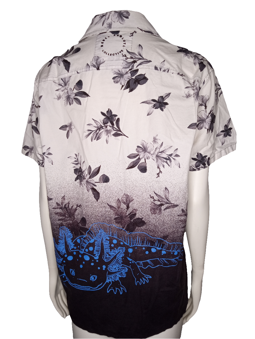 Axolotl Floral Beach Shirt